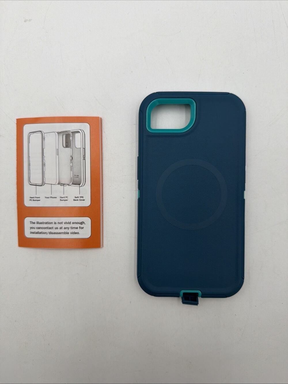 for iPhone 16e Case Shockproof Dust/Drop Proof 3-Layer Full Body Protection